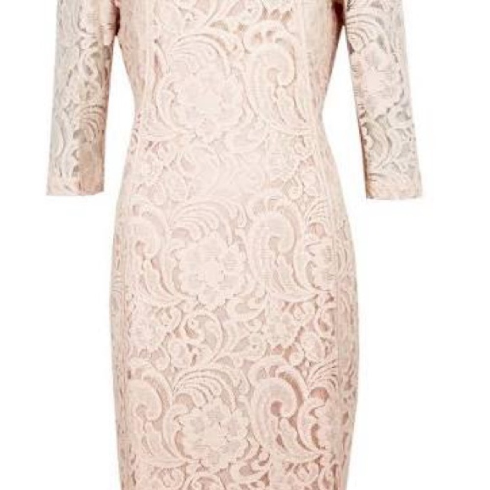 InWear Elegant Pink Lace Dress
